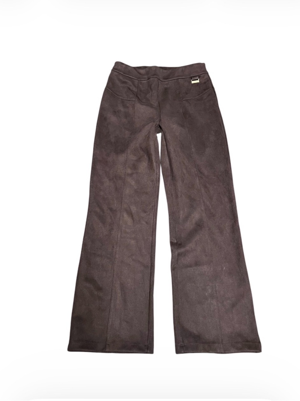 Faux Suede Fall Wide Leg Brown Pants Andrew Mark XS